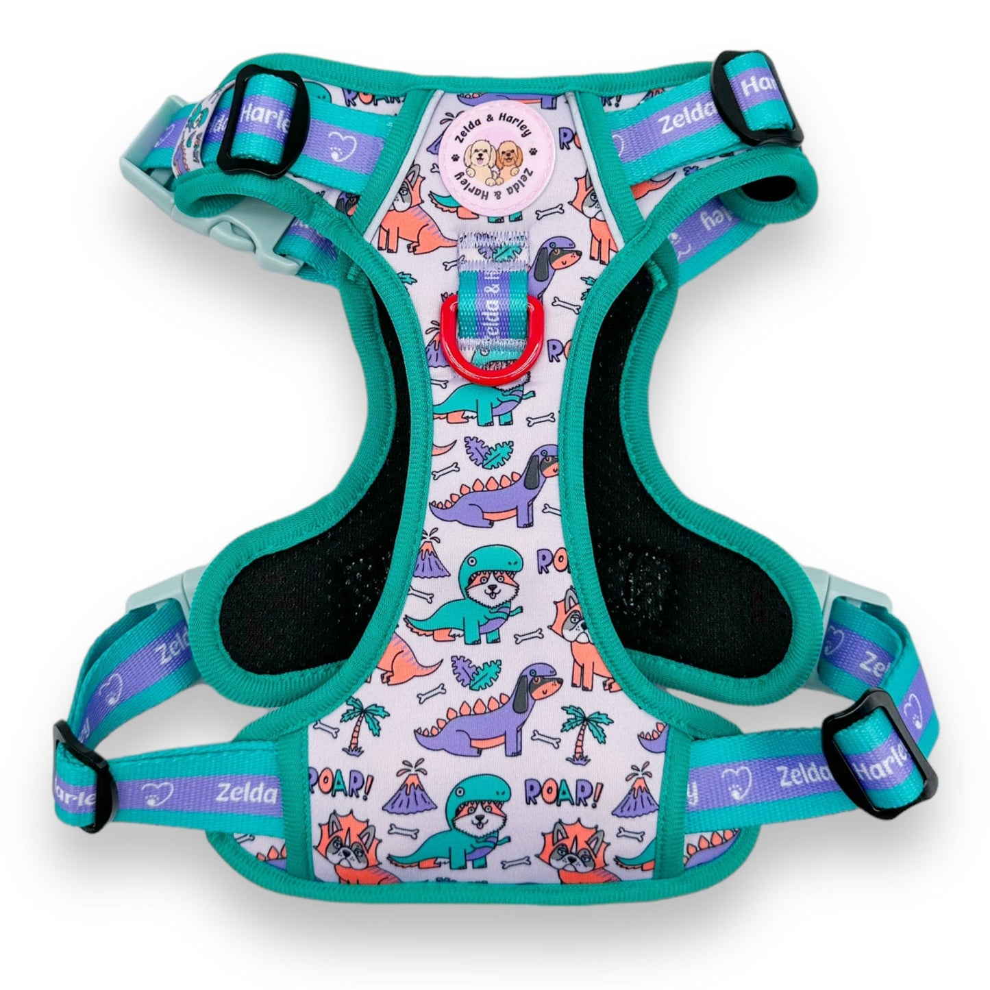 Zelda & Harley Harness Doggosaurus Rex - Adventure No Pull Harness