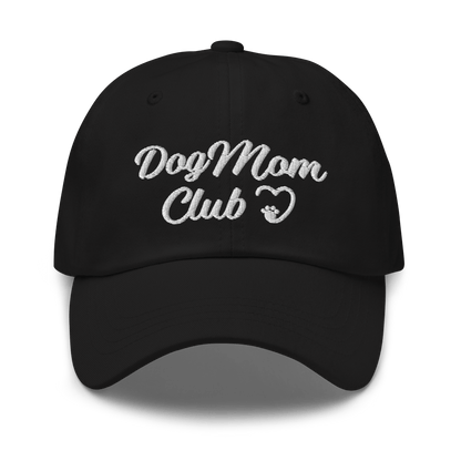 Zelda & Harley Apparel & Accessories Dog Mom Club Hat - Black