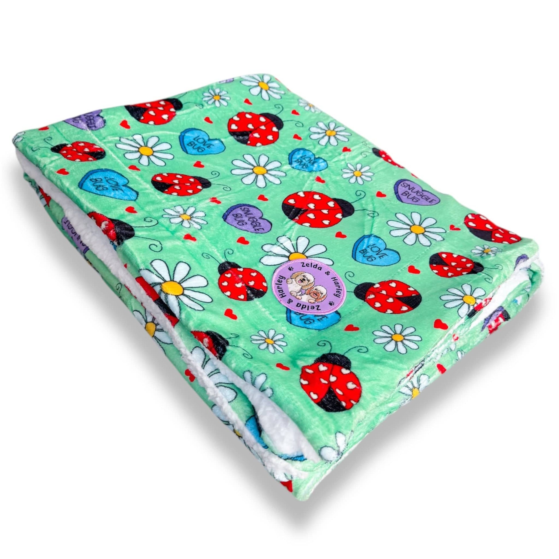 Zelda & Harley Dog Blanket Snuggle Bug Dog Blanket