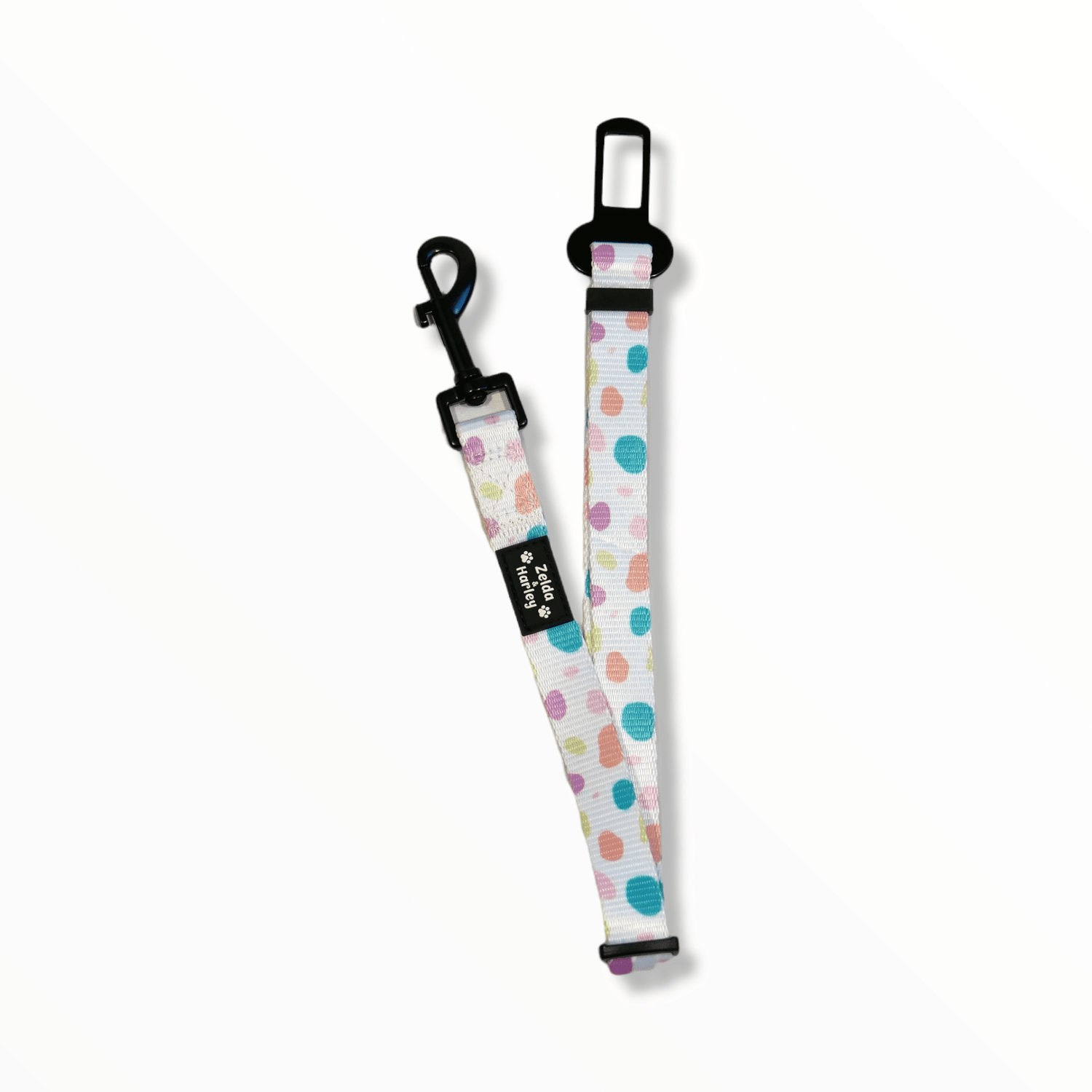 Zelda & Harley Animals & Pet Supplies Pastel Dalmatian Car Seatbelt