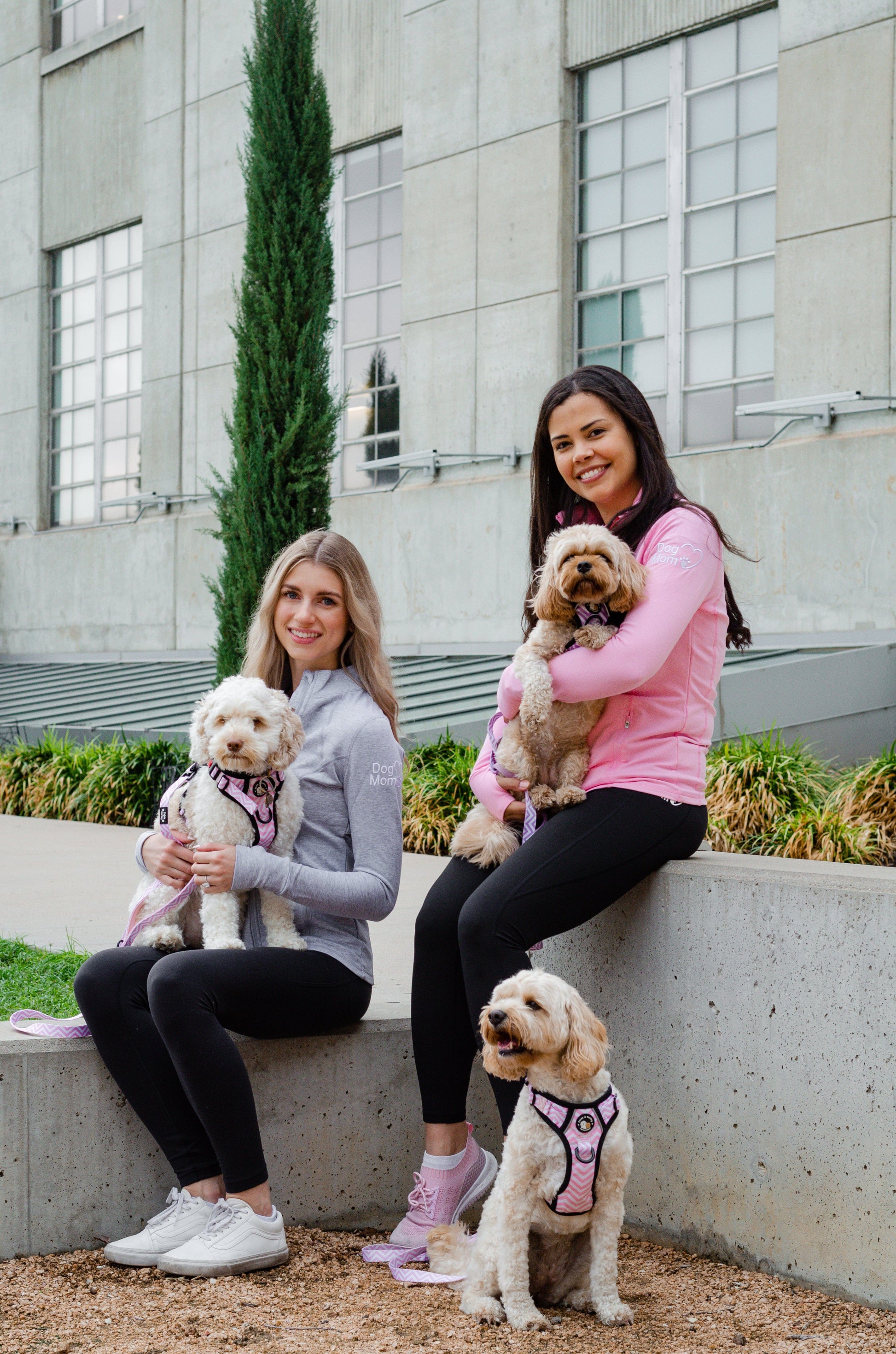 Zelda & Harley Apparel & Accessories Dog Mom Essentials Full Zip Jacket - Pink