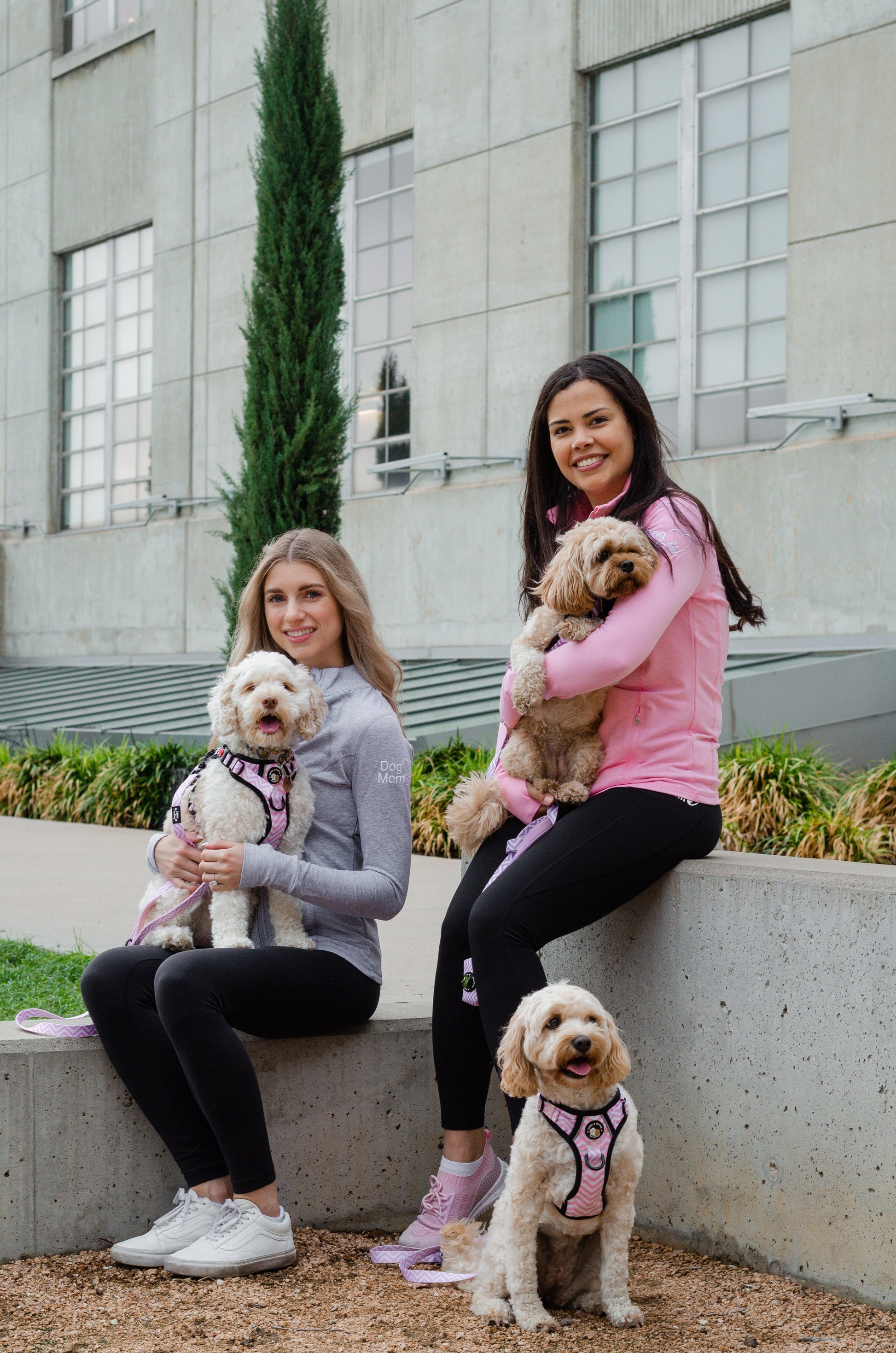 Zelda & Harley Apparel & Accessories Dog Mom Essentials Full Zip Jacket - Pink