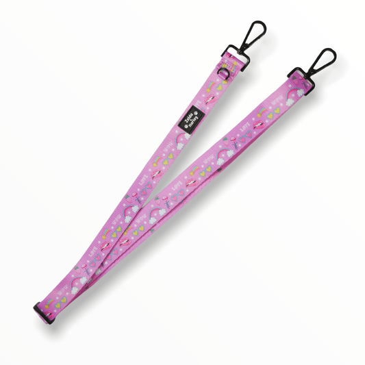 Zelda & Harley Dog Mom Bag Extra Strap - Pink Paw-er